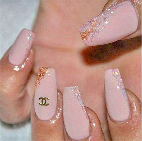 coco chanel nails designs|elegant Chanel nails.